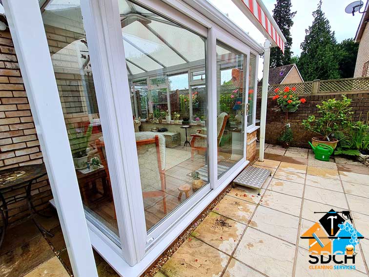 Conservatory Cleaning - After SDCH had finished.